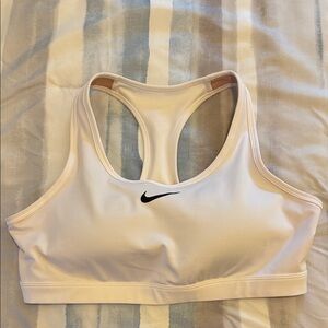 White Nike Sports Bra